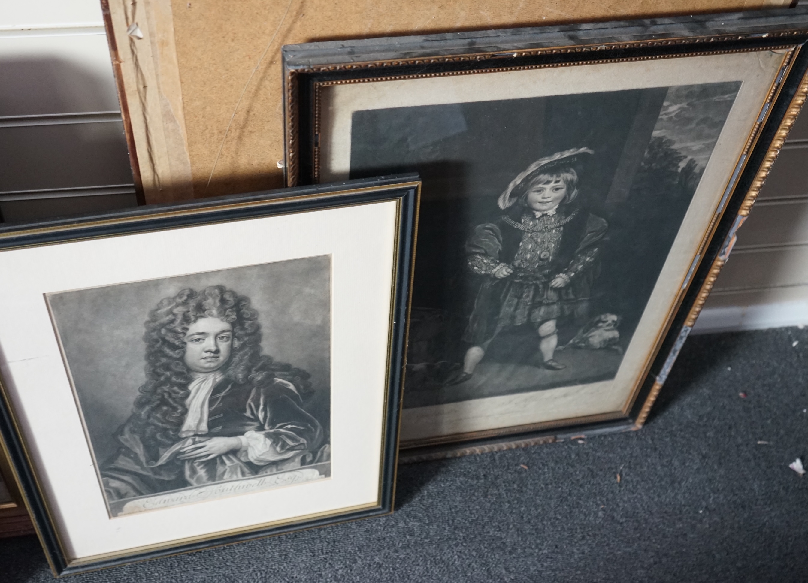 A group of assorted 18th century engravings